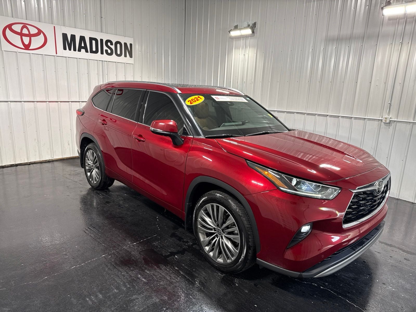 2021 Toyota Highlander — interior view