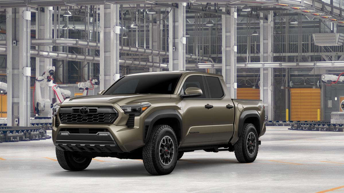 2026 Toyota Tacoma TRD Off-Road in Bronze Oxide — front three-quarter view