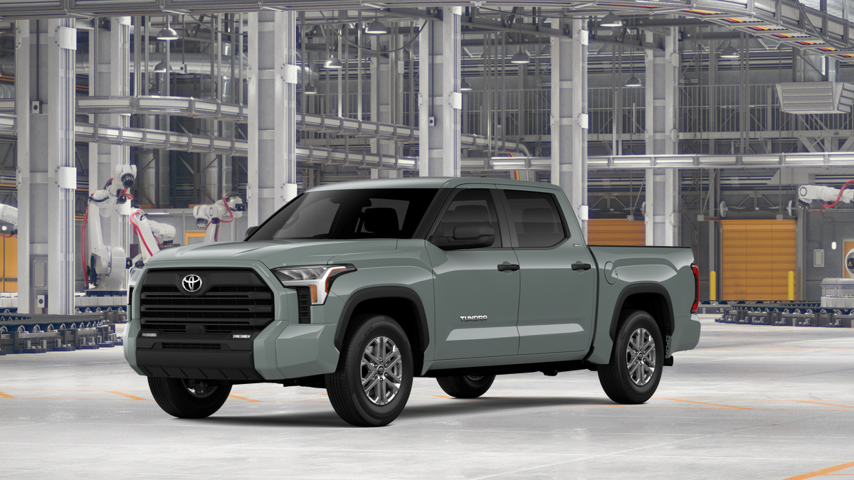 2026 Toyota Tundra SR5 in Lunar Rock — front three-quarter view